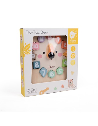 Classic World - Ahşap Eğitici Saat