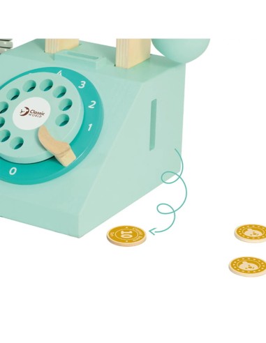 Classic World - Ahşap Oyuncak Telefon
