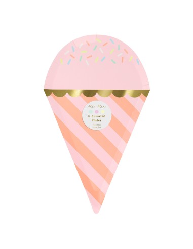 Meri Meri - Dondurma Tabak 8 Adet