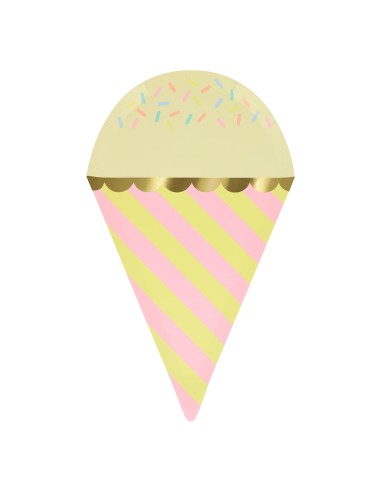 Meri Meri - Dondurma Tabak 8 Adet