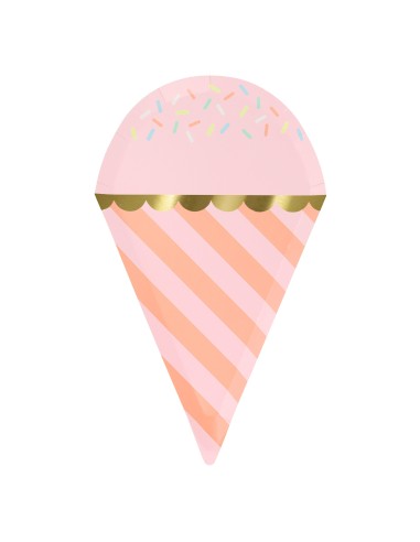 Meri Meri - Dondurma Tabak 8 Adet