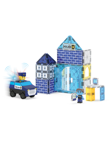 Magna Tiles - Police Station Manyetik...