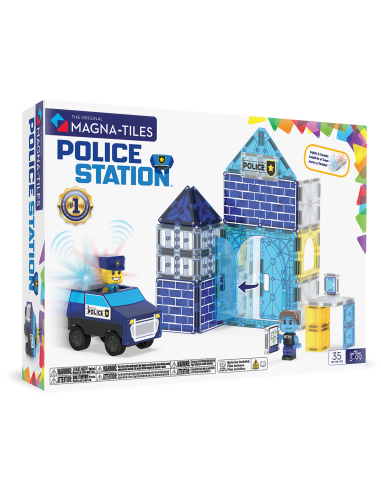 Magna Tiles - Police Station Manyetik...