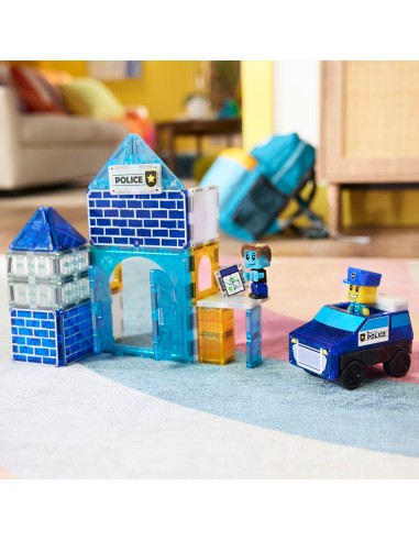 Magna Tiles - Police Station Manyetik...