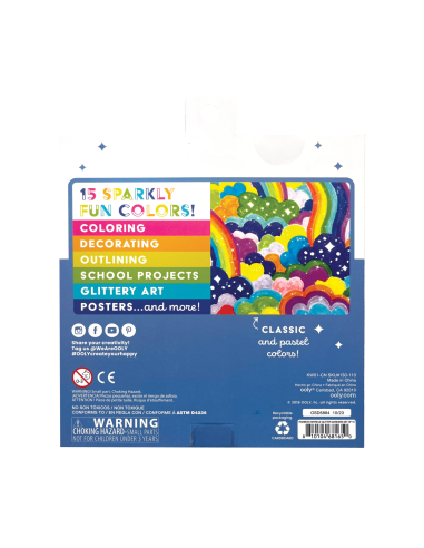 Ooly - Rainbow Sparkle Simli 15’li...