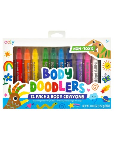 Ooly - Body Doodlers 12 li Yüz ve...