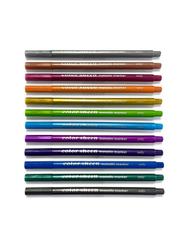 Ooly - Color Sheen Keçeli Kalem 12 li...