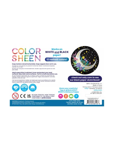 Ooly - Color Sheen Keçeli Kalem 12 li...