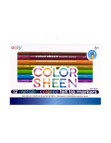 Ooly - Color Sheen Keçeli Kalem 12 li...