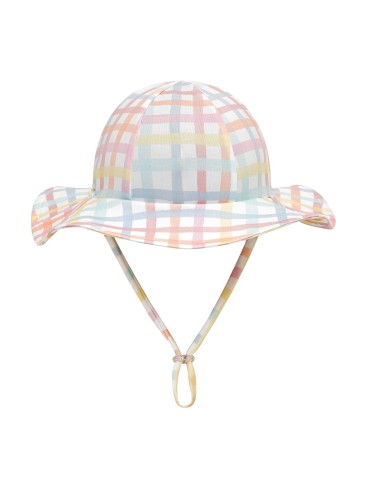 Sand Mother - Sun Hat Rainbow Gingham...