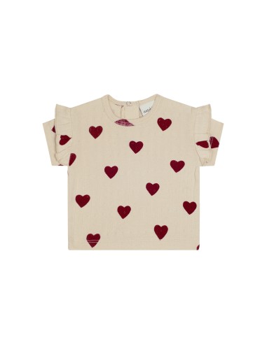 Antebies - Kalp Jakar Tshirt Tayt Set