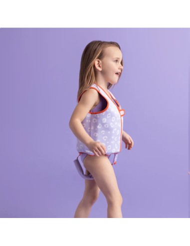 Swim Essentials - Lila Leopard Köpük...