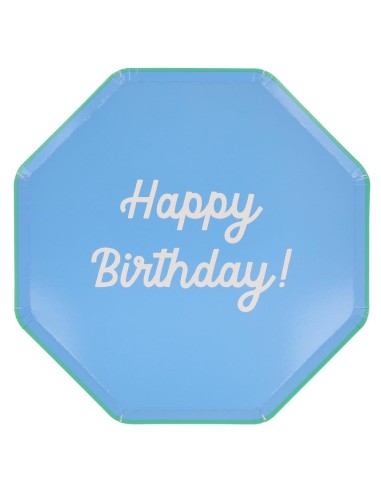 Meri Meri - Happy Birthday Tabaklar L...