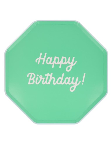 Meri Meri - Happy Birthday Tabaklar L...