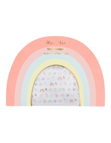 Meri Meri - Gökkuşağı Unicorn Nail...