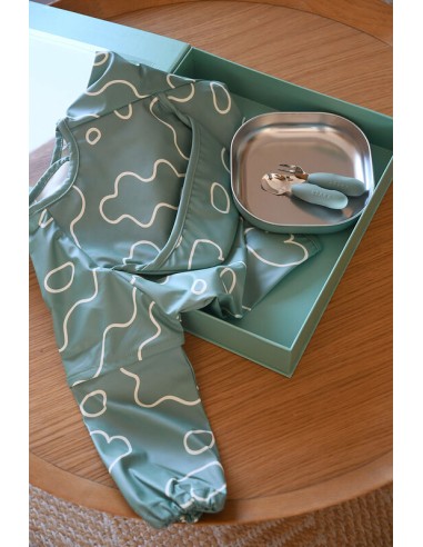 Beaba - İlk Yemek Setim Çelik Sage Green