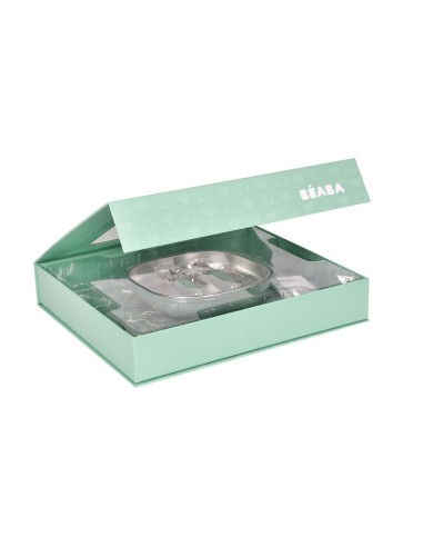 Beaba - İlk Yemek Setim Çelik Sage Green