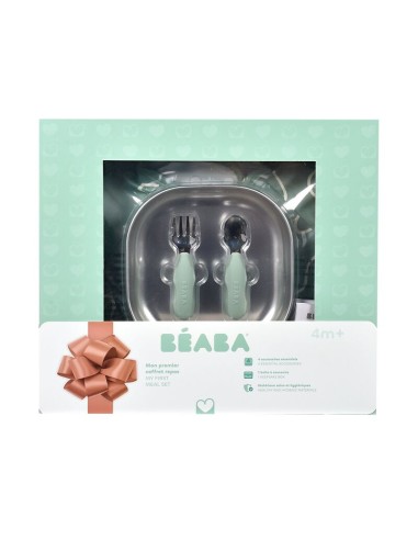 Beaba - İlk Yemek Setim Çelik Sage Green