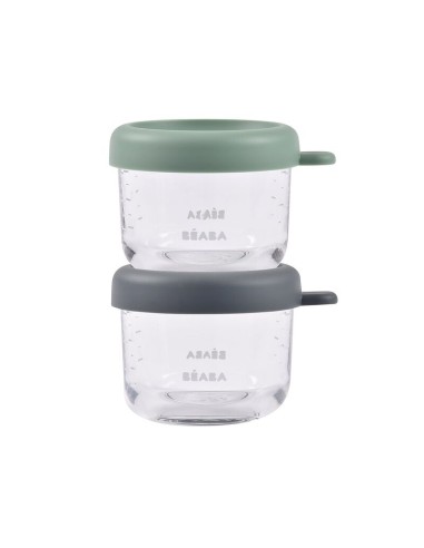 Beaba - Bebek cam mama kavanozu 2li...