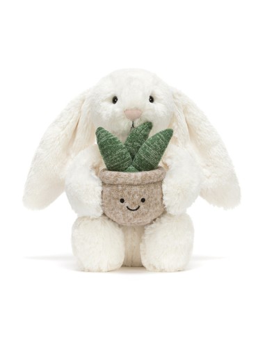 Jellycat - Cream Bunny with Plant...