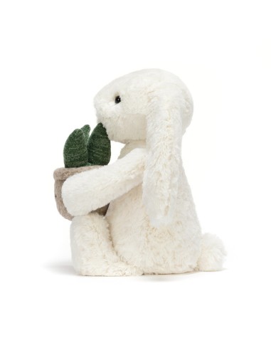 Jellycat - Cream Bunny with Plant...
