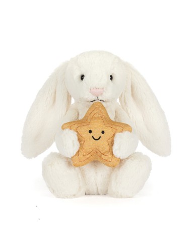 Jellycat - Cream Bunny with Star Orta...