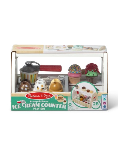 Melissa & Doug - Ahşap Dondurma Tezgahı