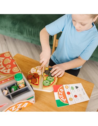 Melissa & Doug - Ahşap Pizza Tezgahı...