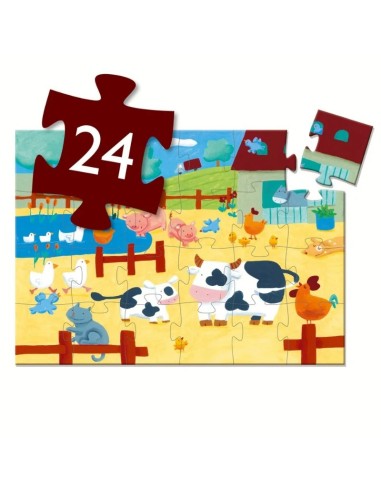 Djeco - Dekoratif Puzzle 24 Parça The...