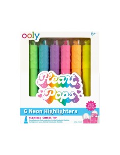 Ooly - Heart Pops 6lı Neon...