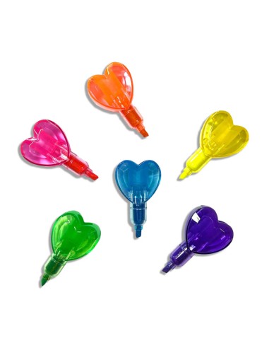 Ooly - Heart 6lı Highlighter